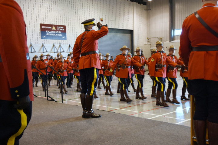 Arrivée du nouveau commandant