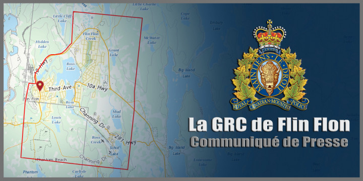 Signe de communiqué de presse de la GRC de Flin Flon