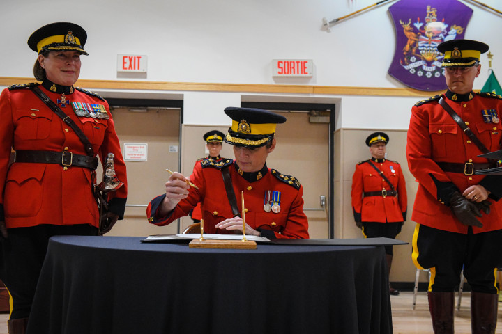 Assistant Commissioner Rhonda Blackmore officially sworn in as the 35th Commanding Officer of Saskatchewan RCMP