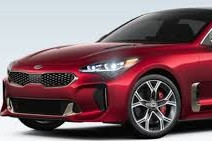 2019 red Kia Stinger