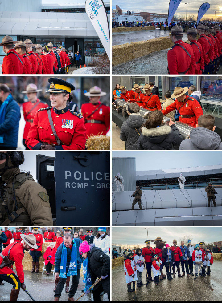 The RCMP Heritage Centre turned into a winter wonderland as hundreds braved the cold during Friday's Frost Regina opening ceremony.