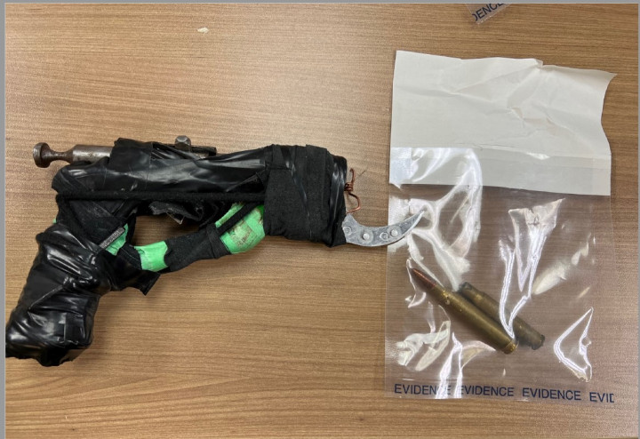 Seized firearm