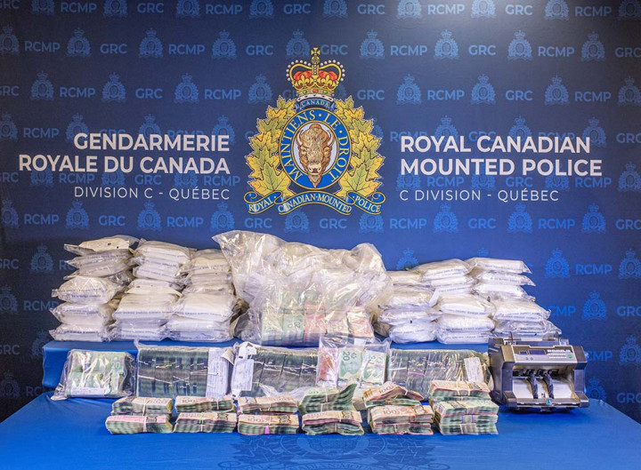 Money and drug seized